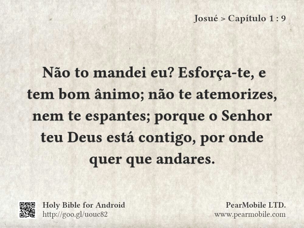 Josué, Capítulo 1:9